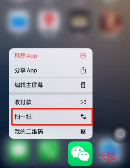 泰安苹果手机维修分享iPhone 15如何快速打开扫一扫 