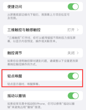 泰安苹果授权维修站分享iPhone轻点无法唤醒怎么办