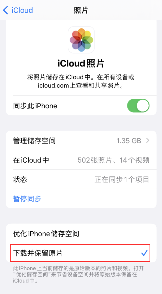 泰安苹果手机维修分享iPhone 无法加载高质量照片怎么办 